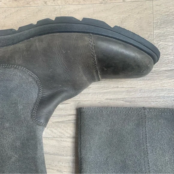 Sorel Major Pull On Buckle Suede Leather Contrast Boots - Picture 5 of 16